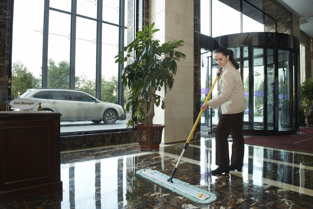 NAELC® 61.0cm Mopa atrapapolvo de microfibra barrido TRUST