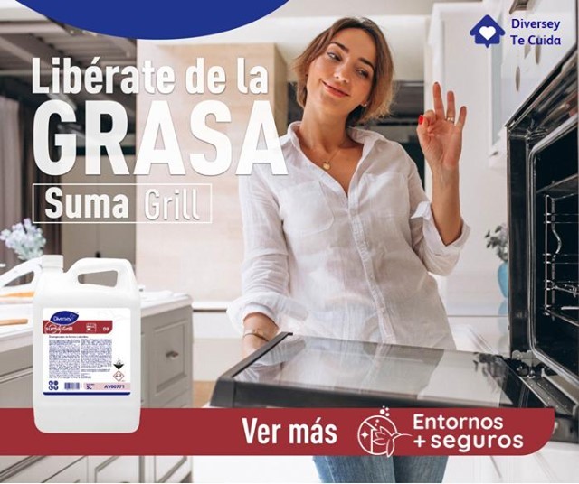Desengrasante Grasa Carbonizada Suma Grill 5L DIVERSEY 