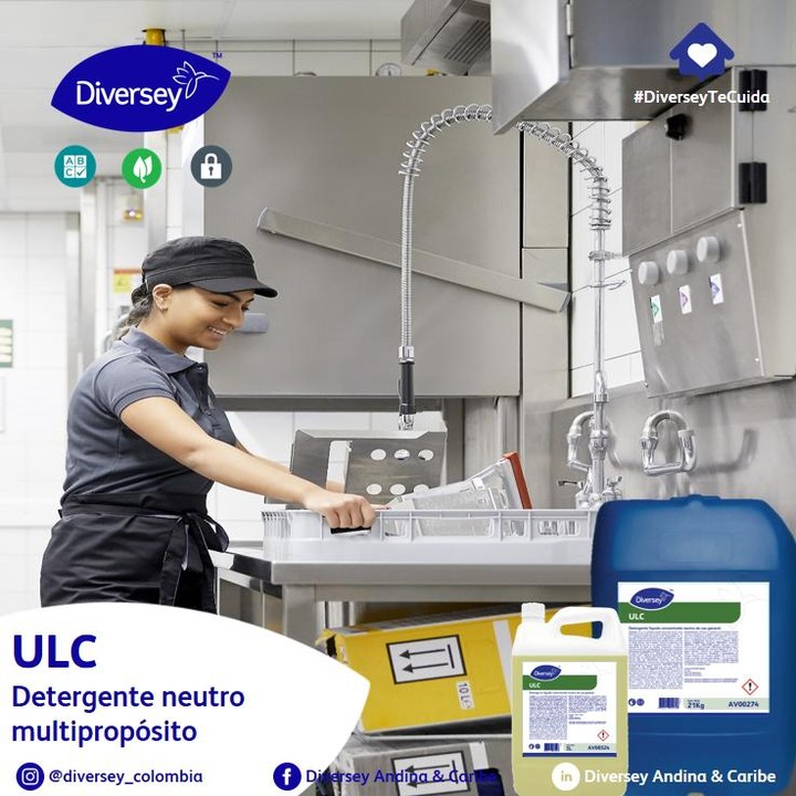 Detergente Neutro Biodegradable ULC 20L DIVERSEY