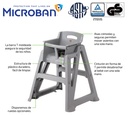 Kid&Cool® Asiento infantil Microban® con bandeja TRUST