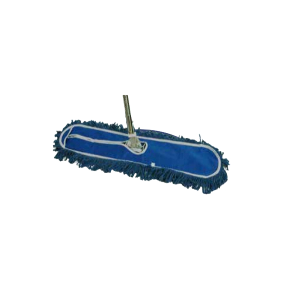 Mopa de Barrido Azul 60 cm con Armazon y Baston de Aluminio Dapac