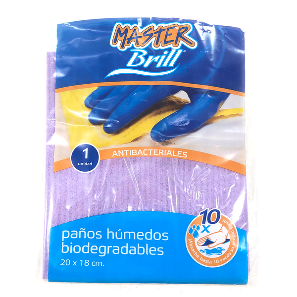 Paños de esponja Paq x1 pieza Rosado Master