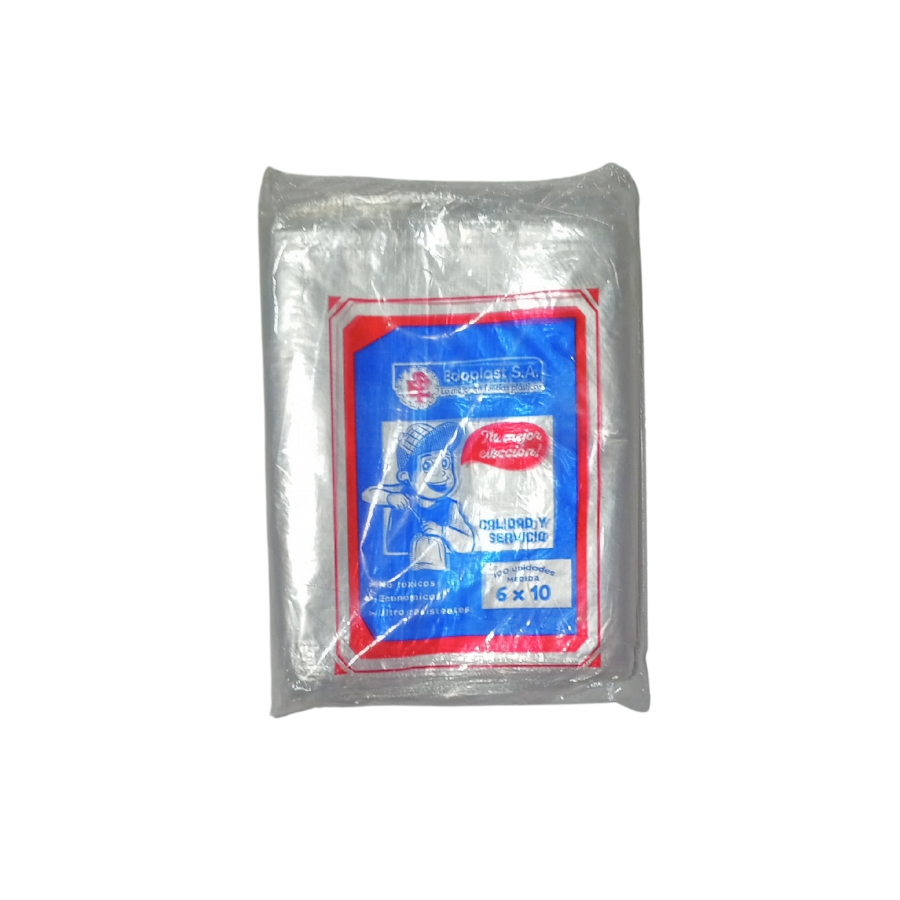 Funda Natural 6 x 10 pulg Fina Paq x 100 fundas