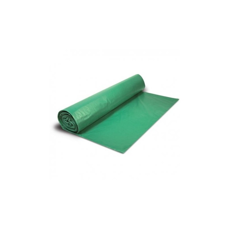 Funda de Basura Verde 39.5 x 55 pulg Paq x10 fundas 1.5 µm