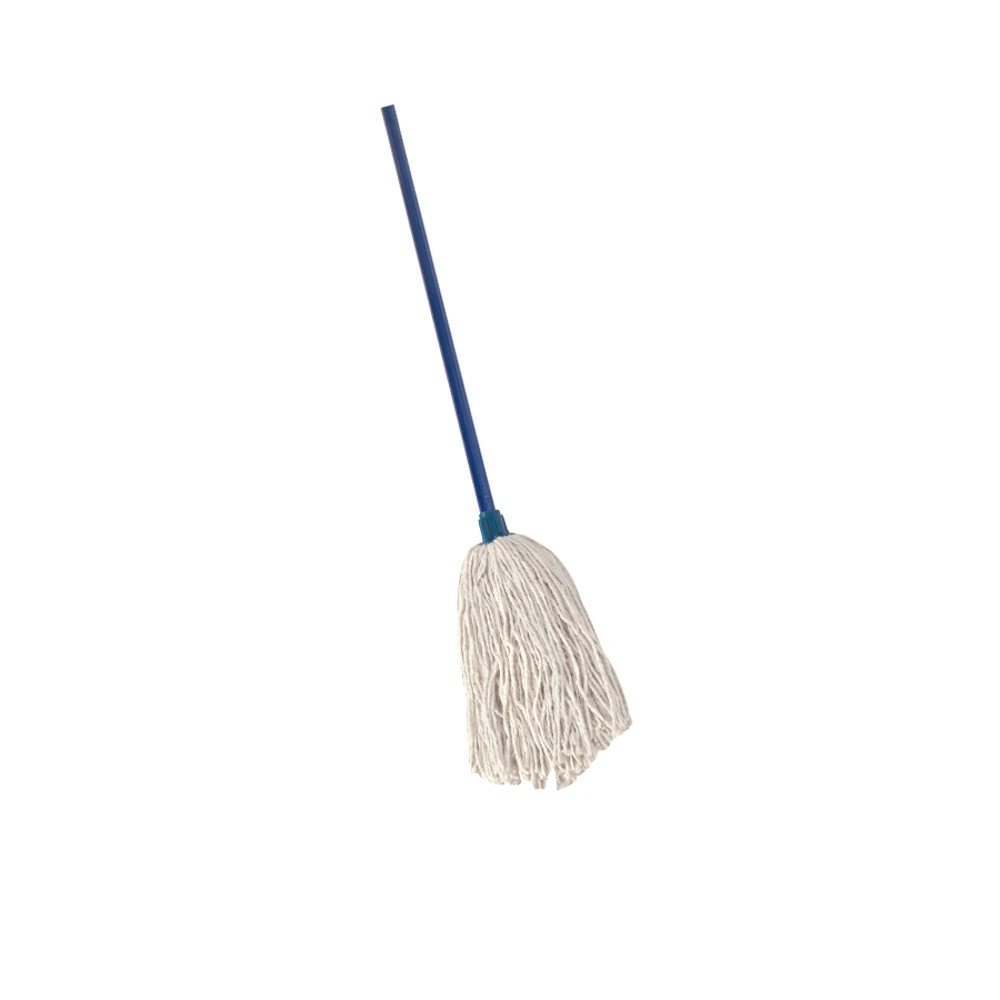 Trapeador Mopa Blanca 300 gr con Baston Metalico enroscable