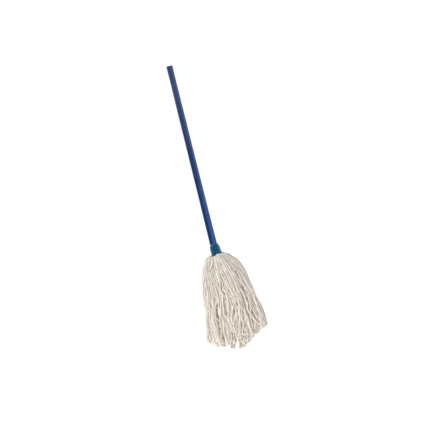 Trapeador Mopa Blanca 200 gr con Baston Metalico enroscable