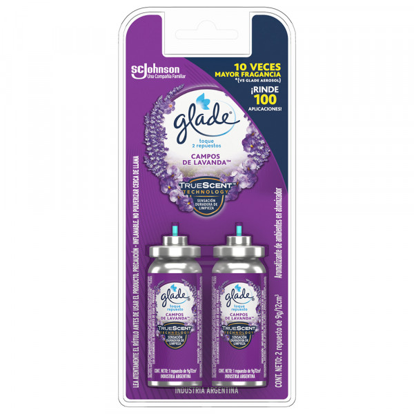 Ambiental en Spray Toque Lavanda Repuesto x2 Glade