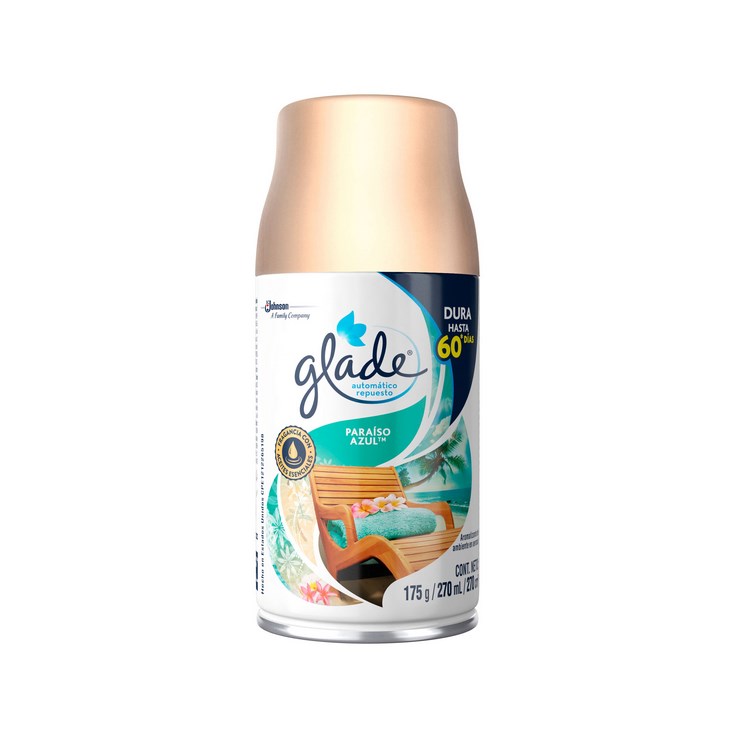 Ambiental en Spray Automatic ParaisoAzul Repuesto x1 175gr Glade