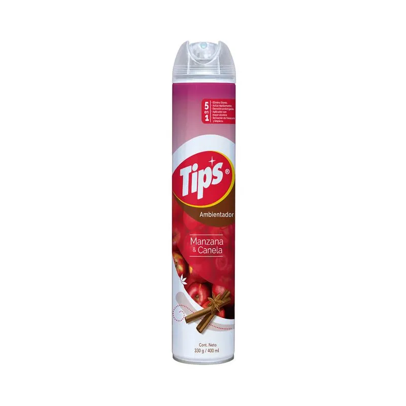 Ambiental en Spray ManzanaCanela 360ml Tips
