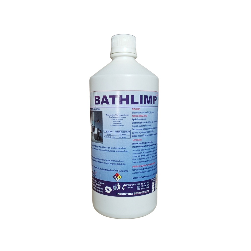 Limpiador de Sarro Bathlimp Litro Chem