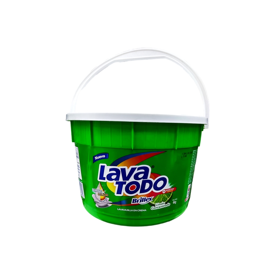 Lava Vajillas en Crema Limon 4 Kg Lavatodo