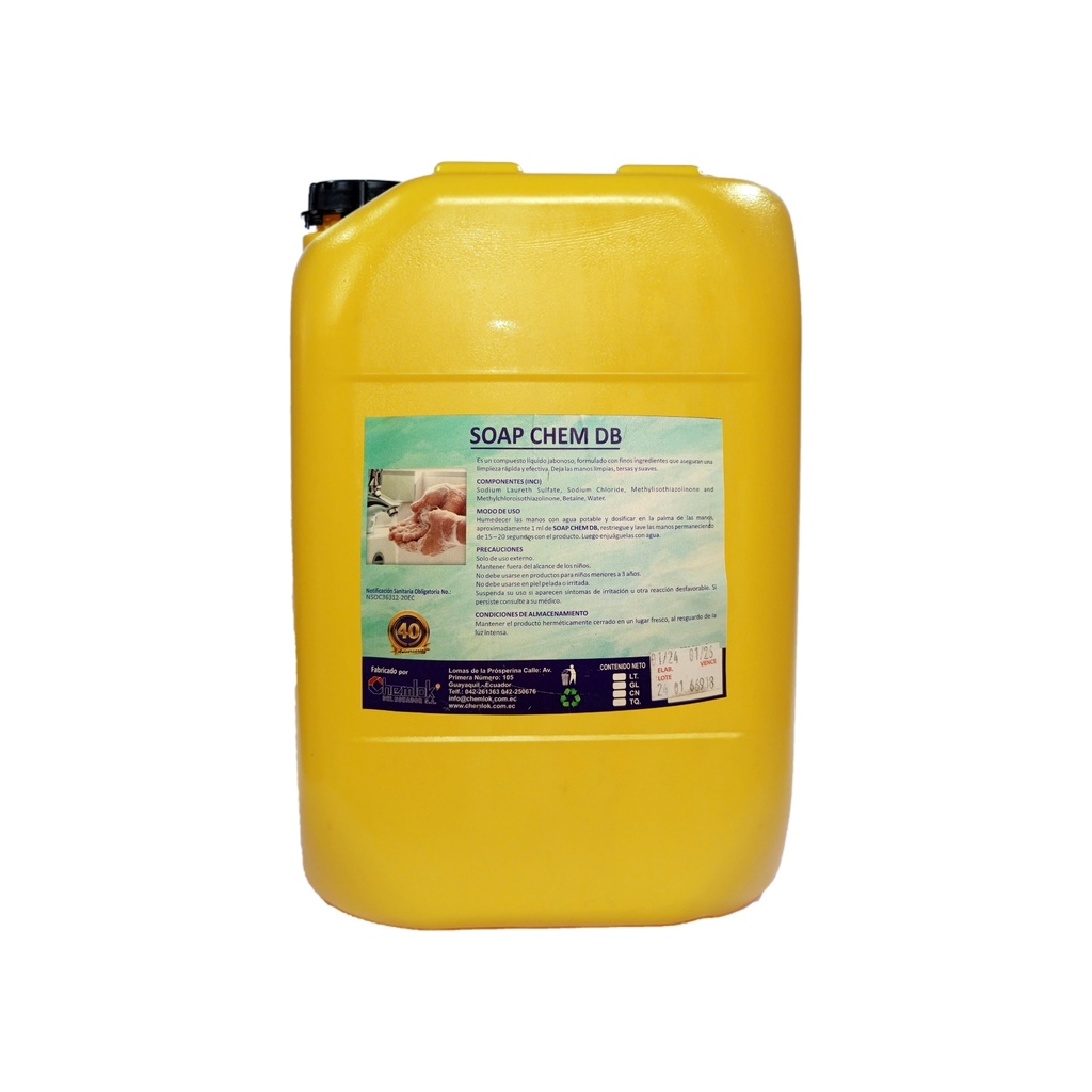 Jabon de Manos Liquido Neutro Caneca Chem