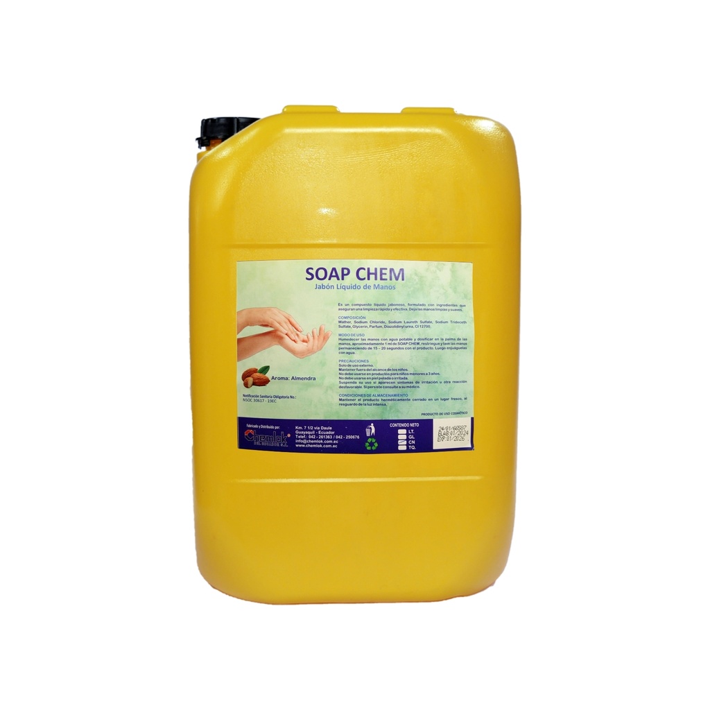 Jabon de Manos Liquido Almendra Caneca Chem
