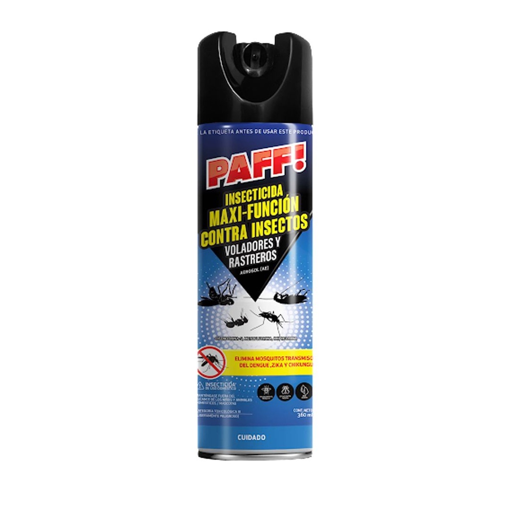 Insecticida en Spray Moscas y Rastreros 360 cc Paff