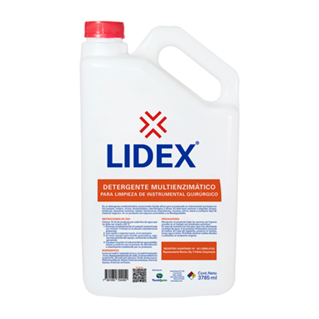 Detergente Liquido MultiEnzimatico Galon Lidex