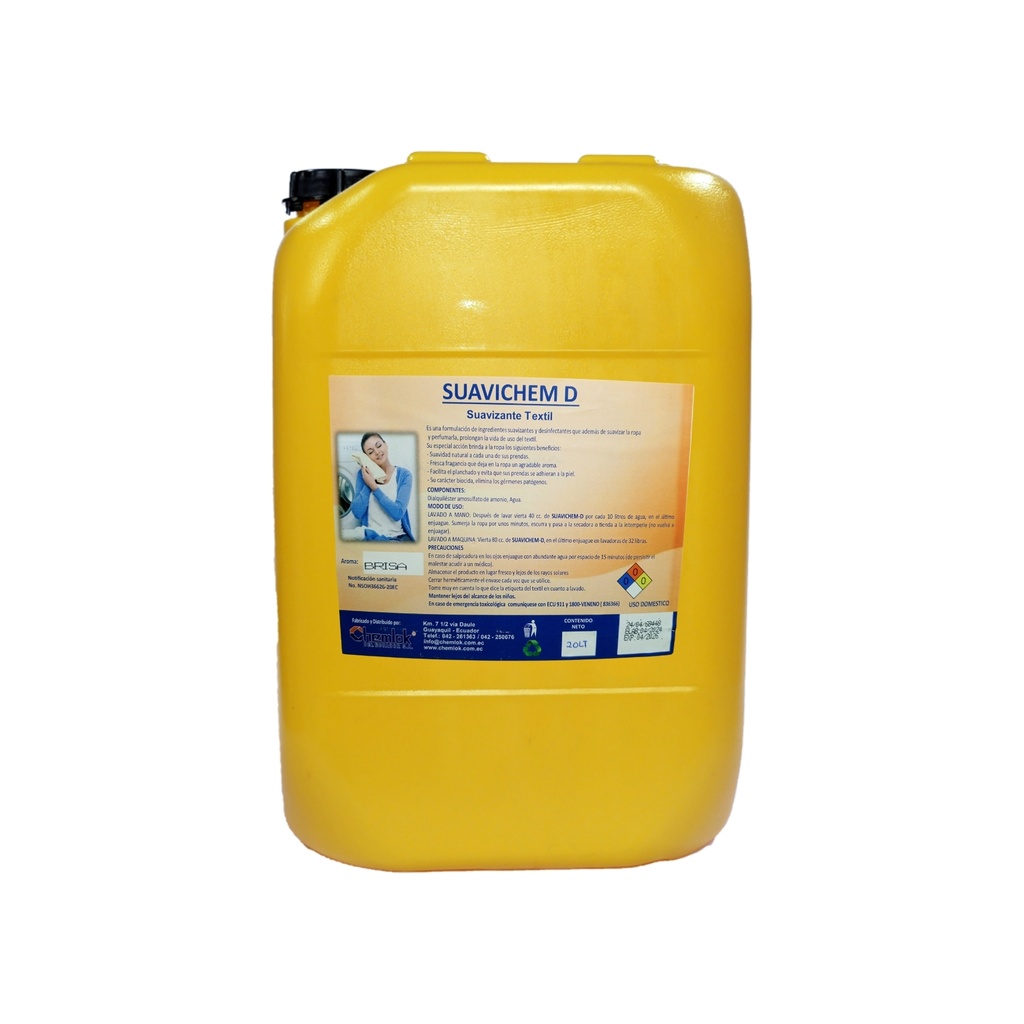 Suavizante de Ropa Liquido Caneca Chem