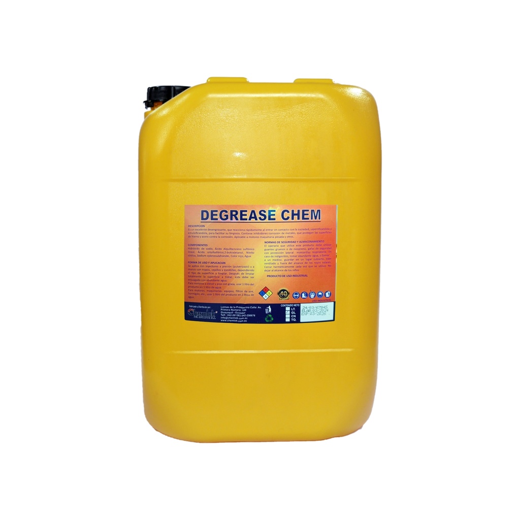 Desengrasante Liquido Caneca Chem