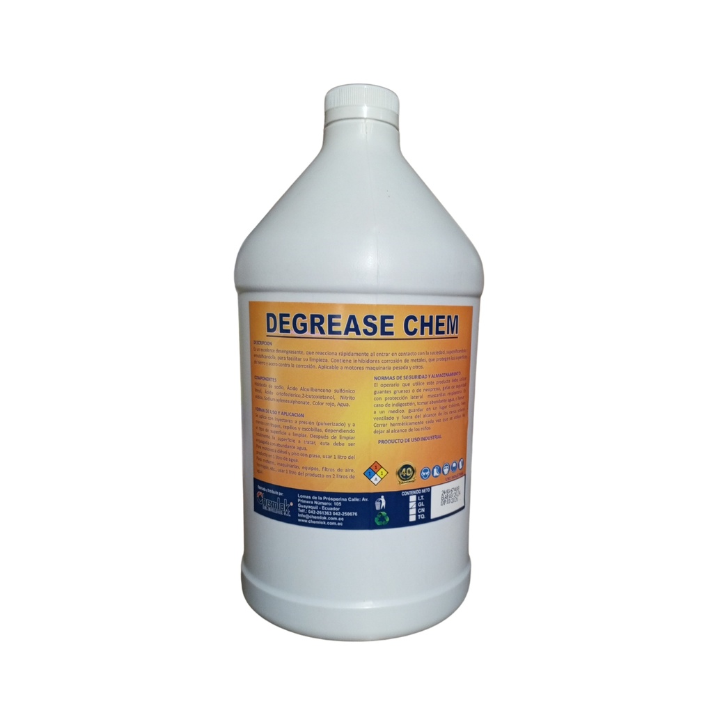 Desengrasante Liquido Galon Chem