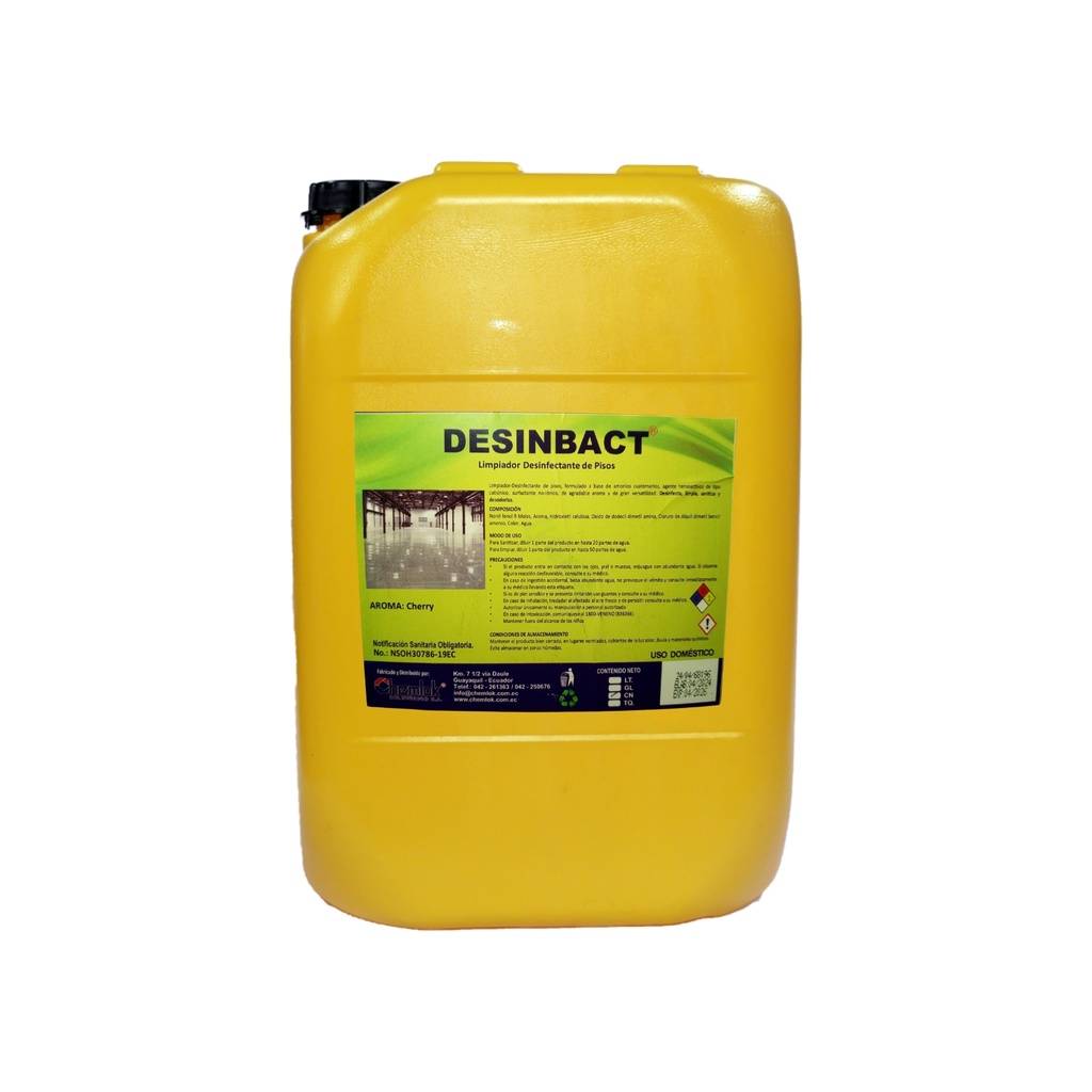 Desinfectante de Pisos Liquido Cherry Caneca Chem