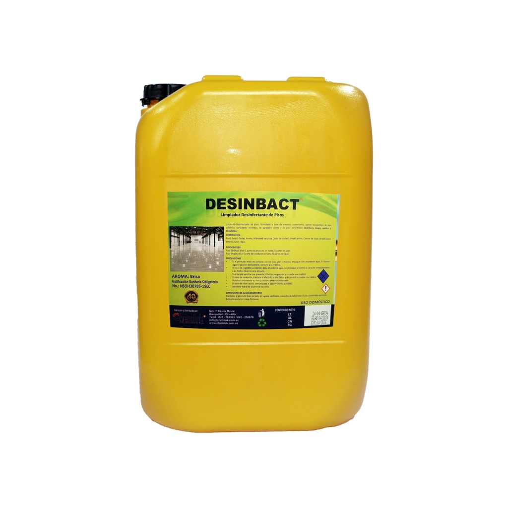 Desinfectante de Pisos Liquido Brisas Marinas Caneca Chem