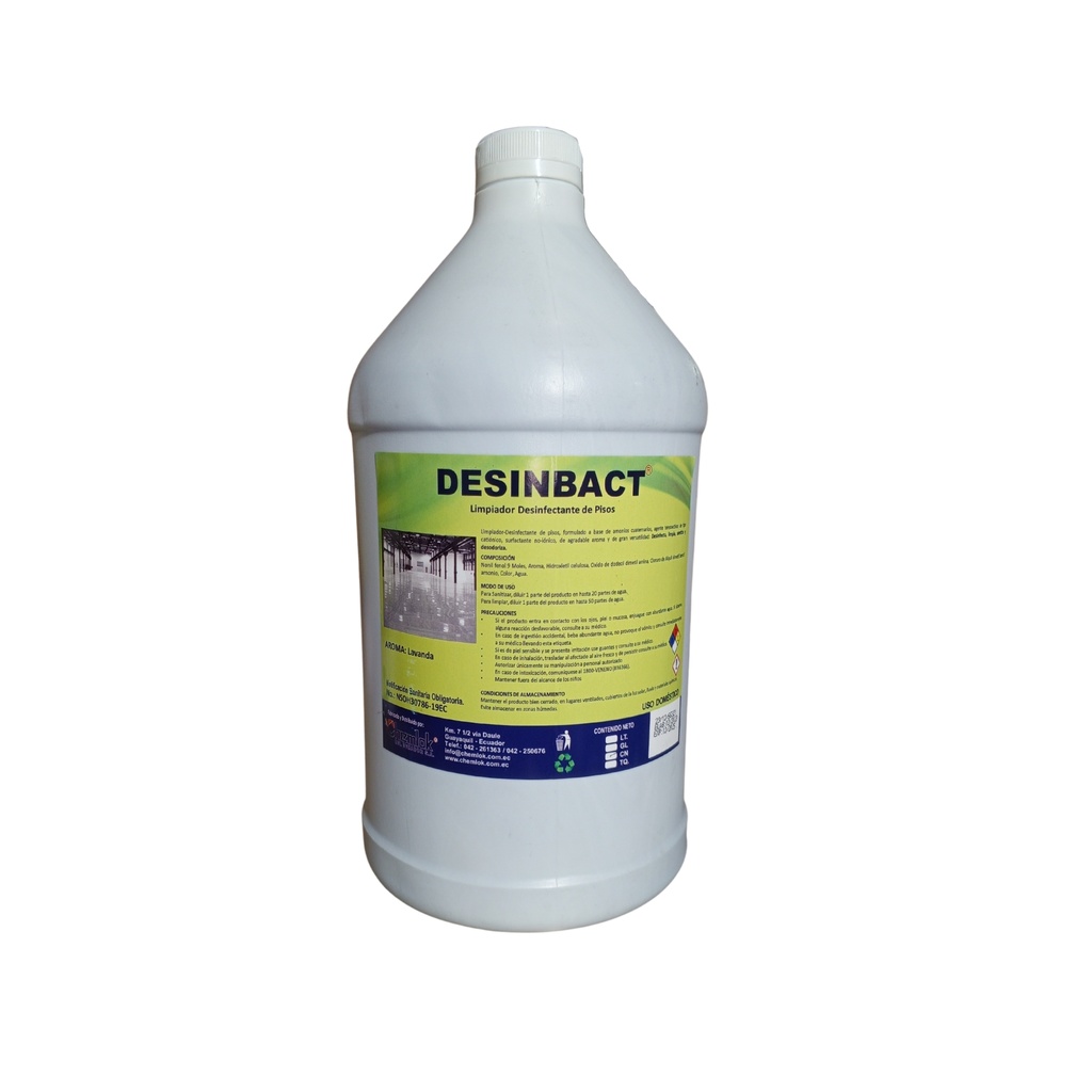 Desinfectante de Pisos Liquido Lavanda Galon Chem