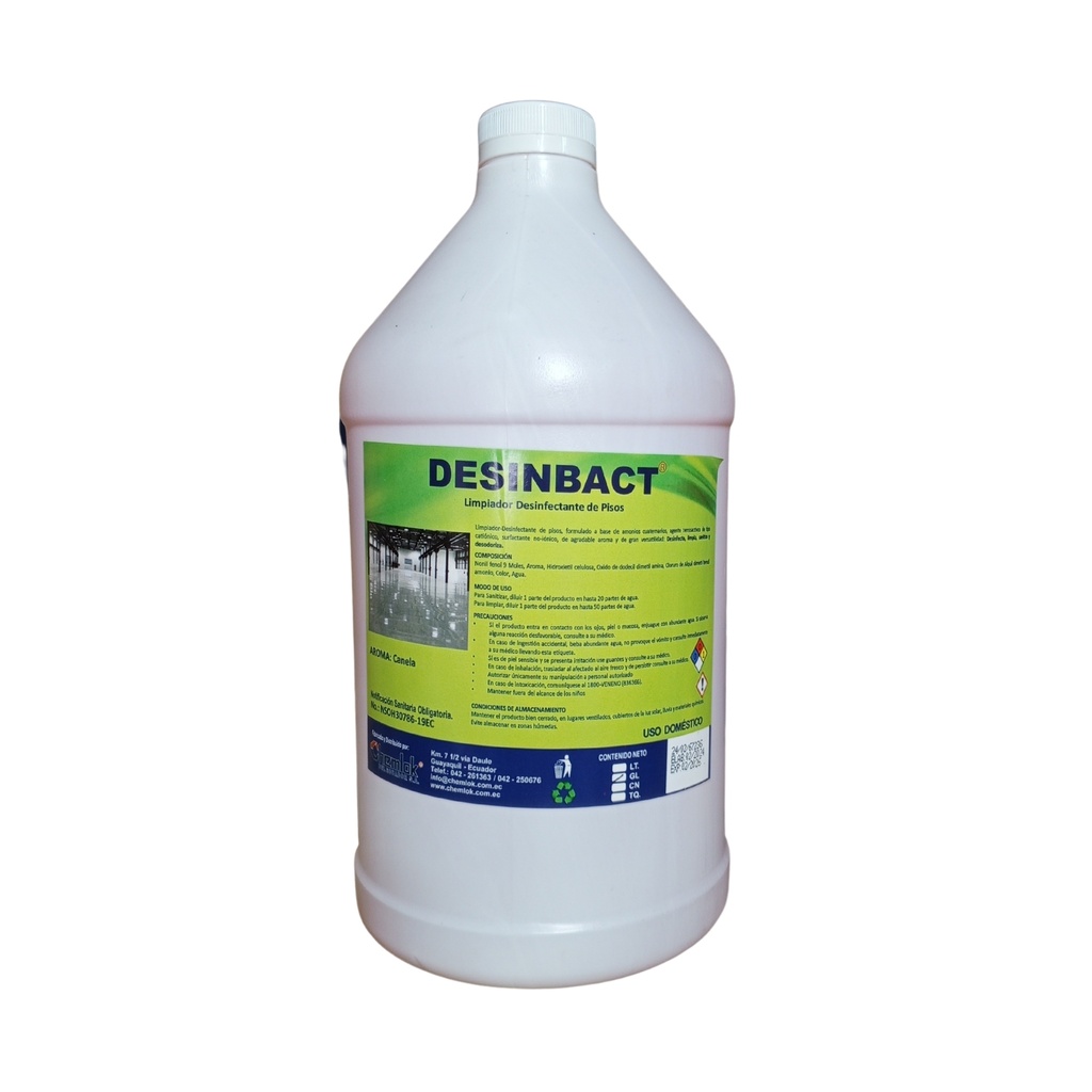 Desinfectante de Pisos Liquido Canela Galon Chem