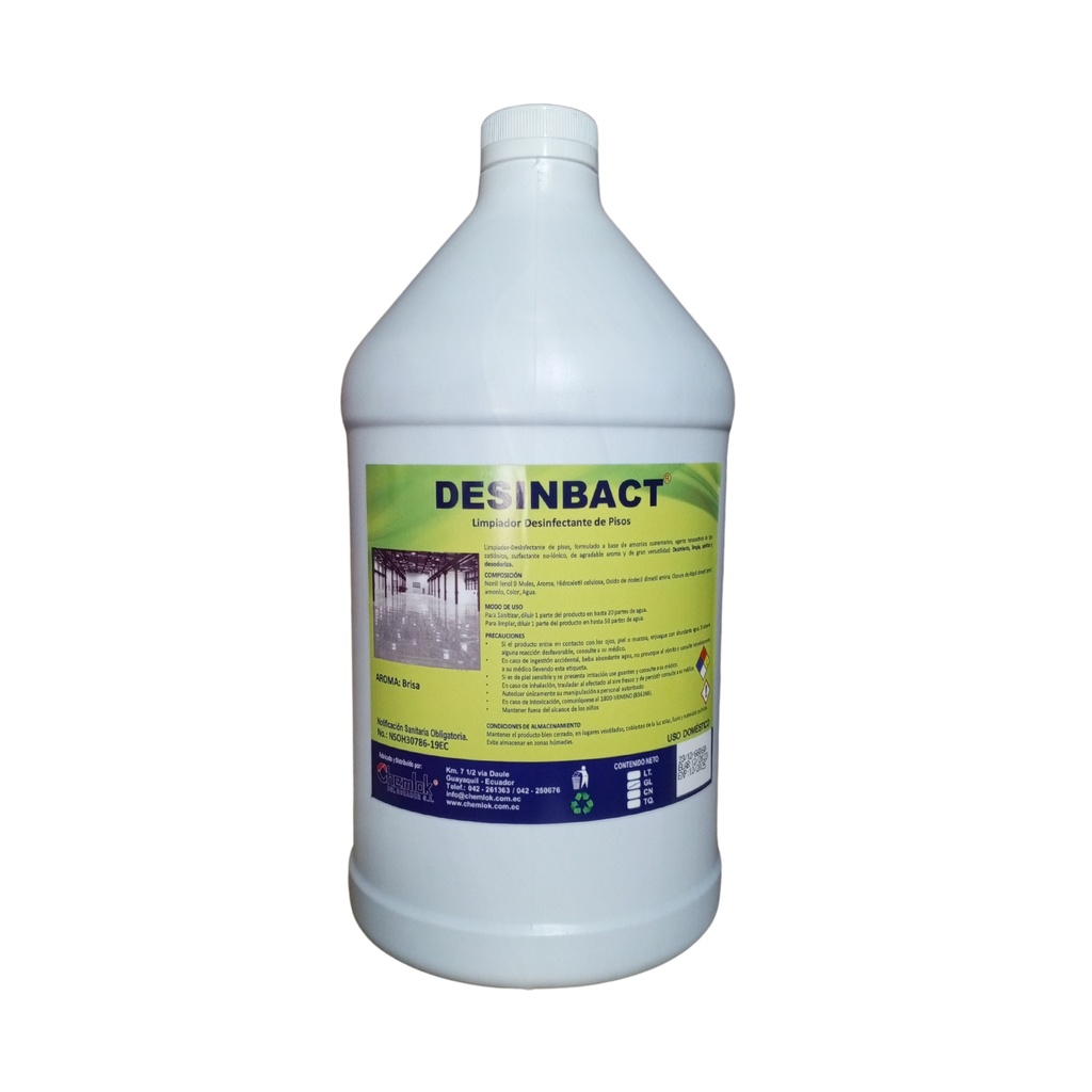Desinfectante de Pisos Liquido Brisas Marinas Galon Chem