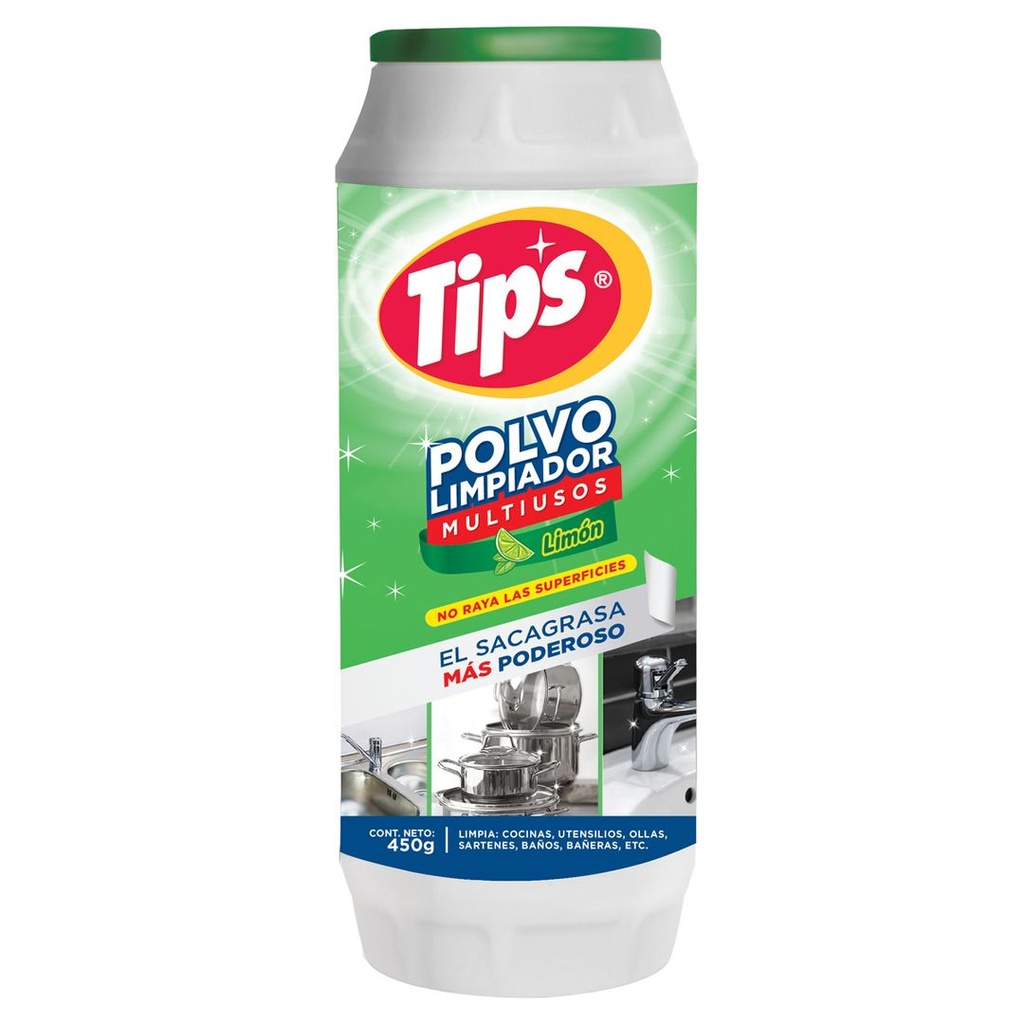 Limpiador Multiuso en Polvo Limon 450 gr Tips