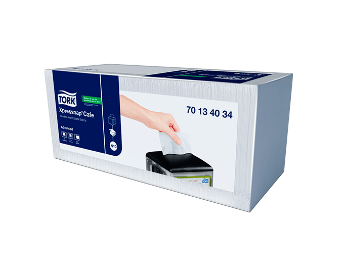 Servilleta Blanca Hoja Sencilla Xpressnap Café Paq x 500 servilletas Tork 