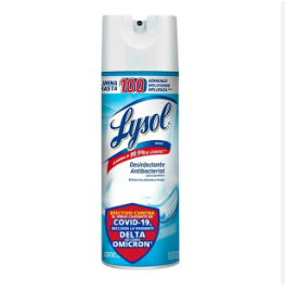 Desinfectante en Spray Liquido Crisp Linen 370 ml Lysol