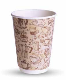 Vasos Papel 10 oz Gourmet Paq x 20 uds