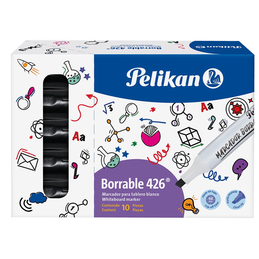 Marcador P/Pizarra #426 Negra x Unidad Pelikan
