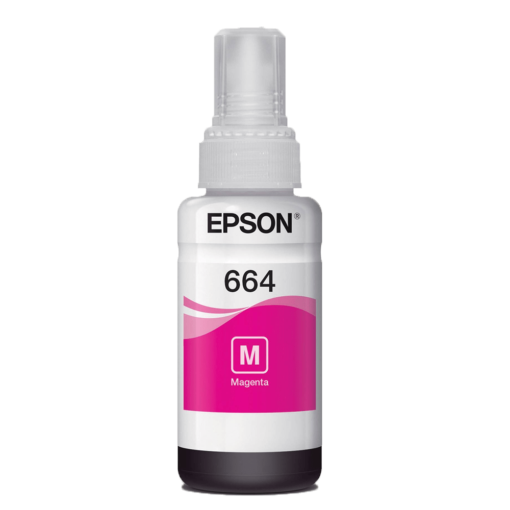 Tinta Para Impresora 664 Magenta Frasco 70ml Epson