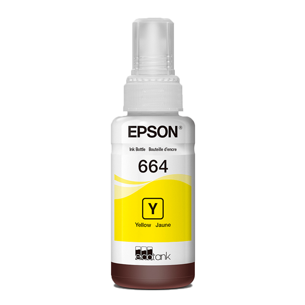 Tinta Para Impresora 664 Yellow Frasco 70ml Epson