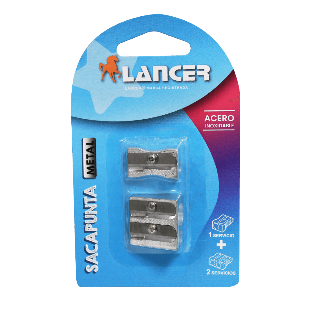 Blister Sacapunta Metal 1 Servicio + 2 Servicios Set x 2 Uds Lancer