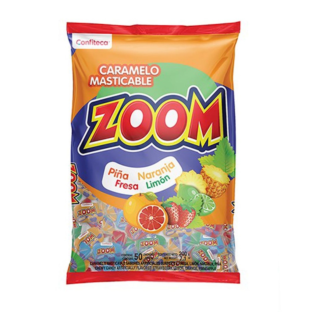 Caramelos Masticable Zoom 200 gr