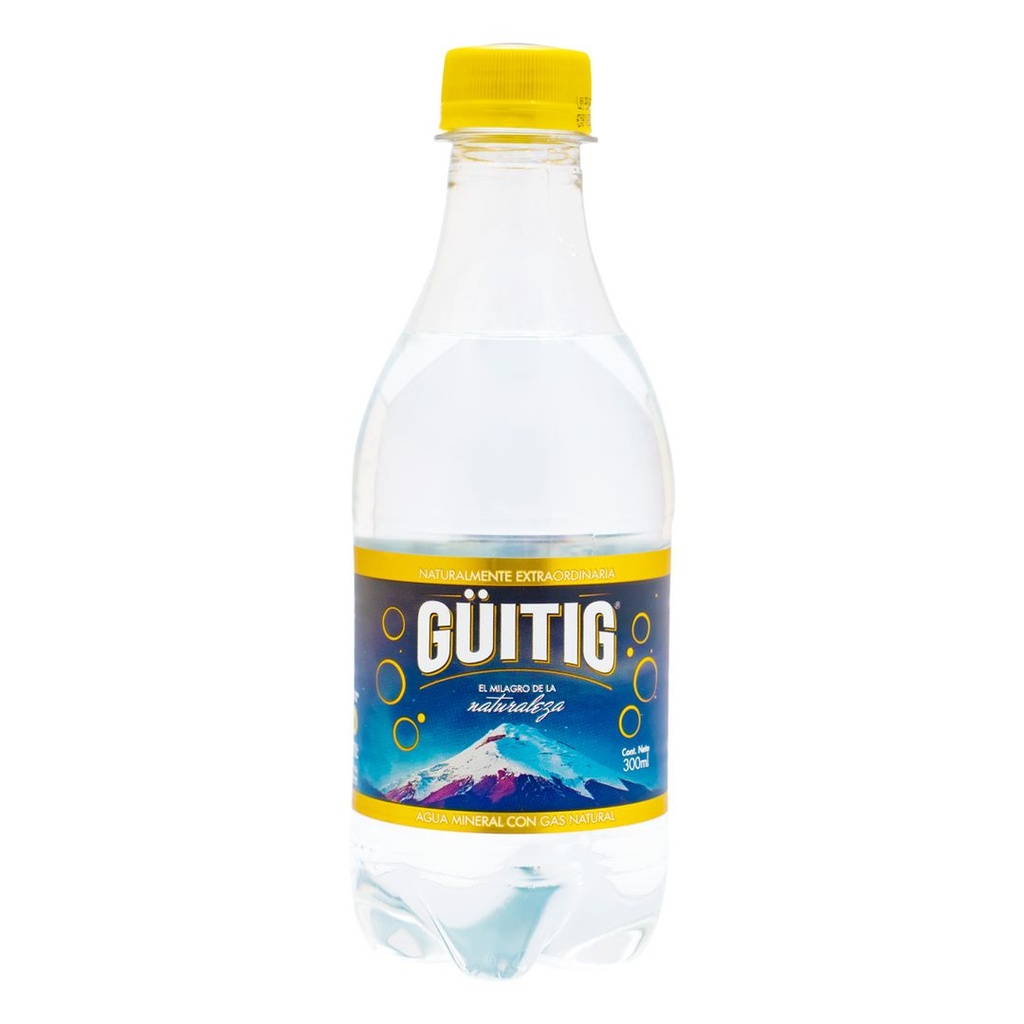 Agua con Gas Mineral 355 ml Guitig