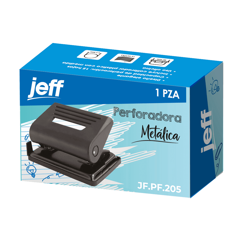 Perforadora Metálica Mediana Jeff