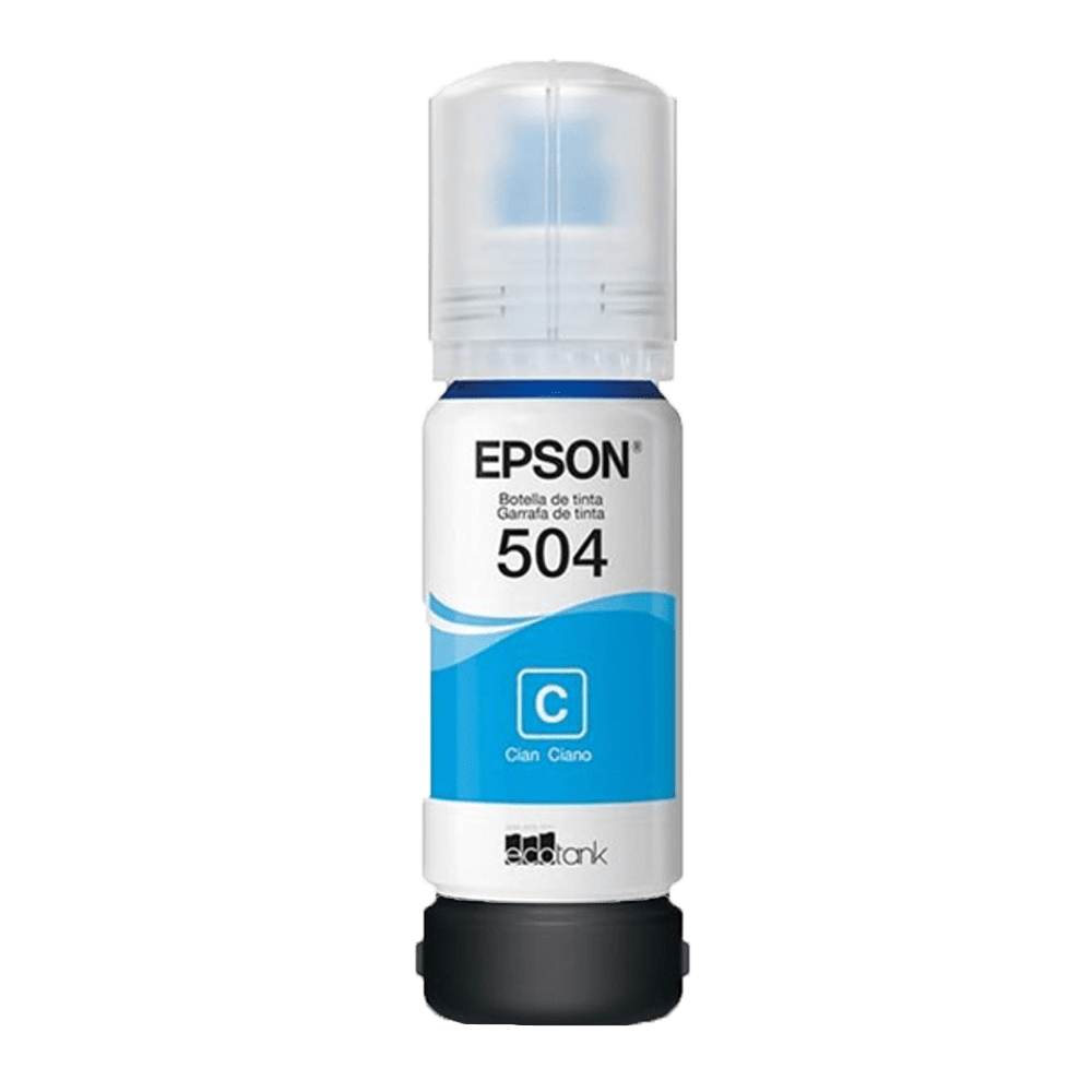 Tinta Para Impresora 504 Cyan Frasco 70ml Epson