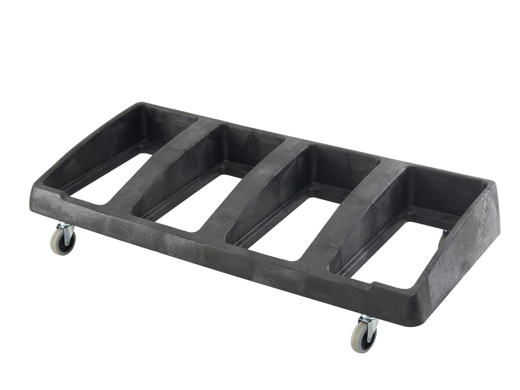 Plataforma móvil para SVELTE Slim contenedor rectangular 87L cuádruple compartimento TRUST