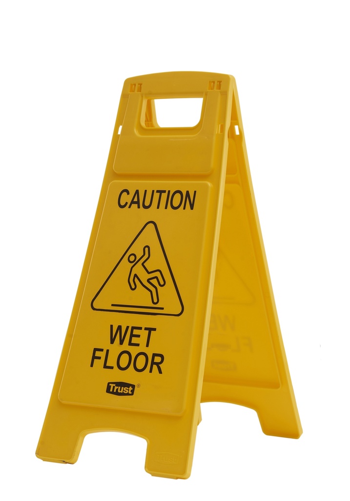Señal de piso WET FLOOR TRUST