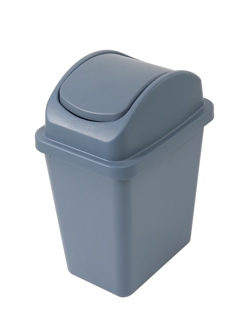 Papelera premium manos libres con tapa basculante 13L TRUST
