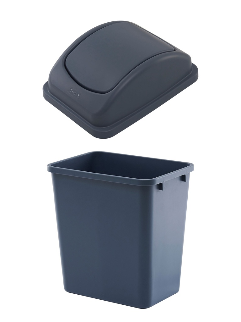 Papelera premium manos libres con tapa basculante 26L TRUST