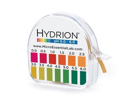 pH Test 0.0 - 6.0 Tirillas 1Rollo Drax Veg / Suma Eden / Divercontact L88 DIVERSEY