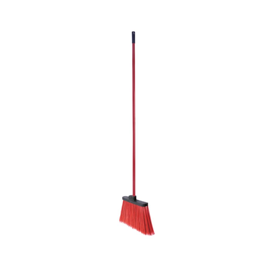 Escoba alta roja mango 124cm TRUST