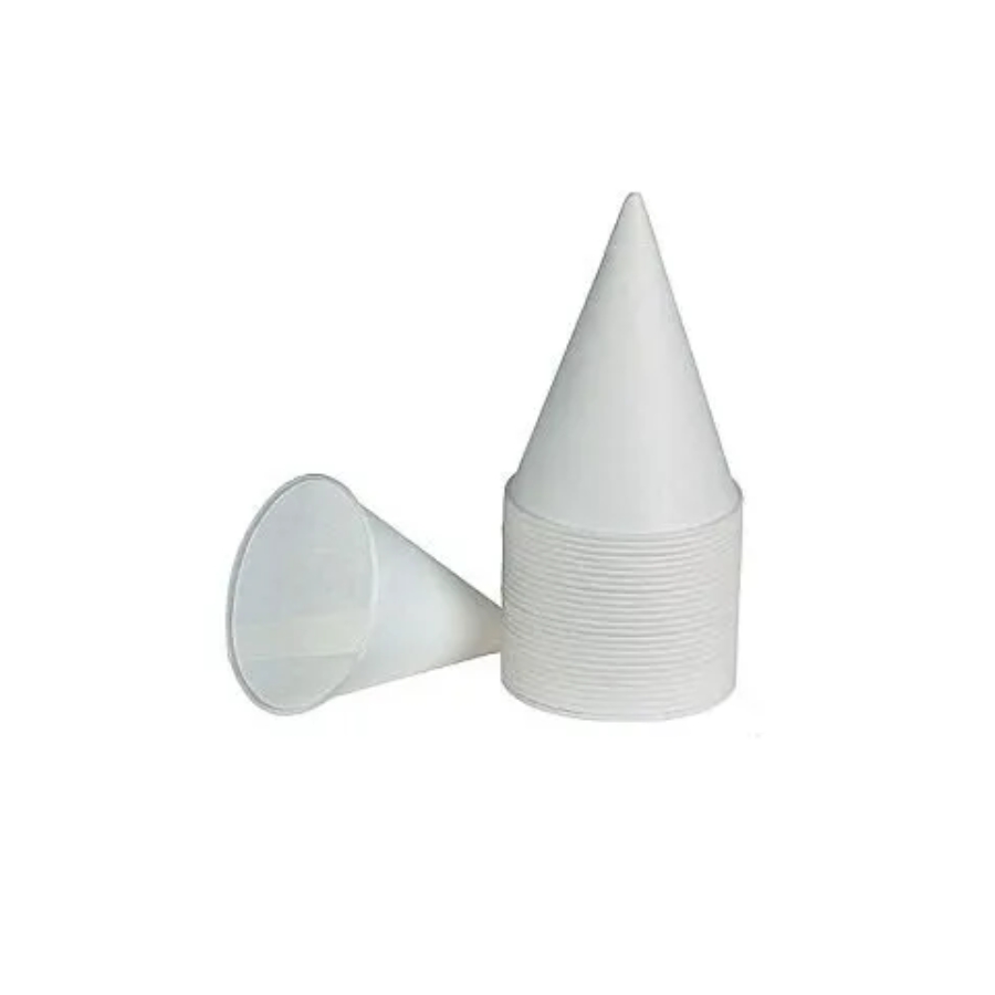 Vasos Conicos Papel 4.5 oz x 200 uds MICROENVASES