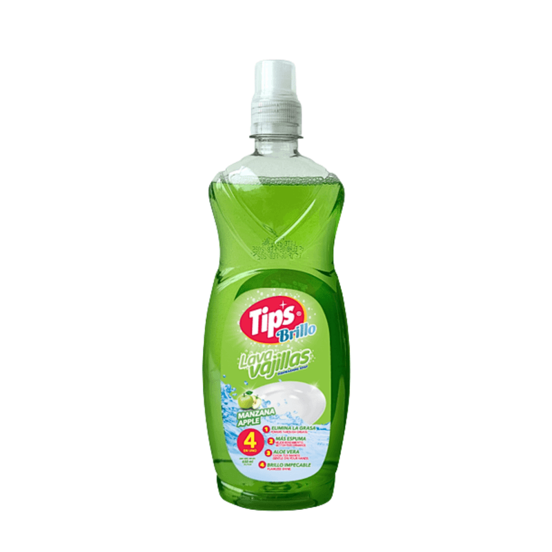 Lava Vajillas Liquido Manzana Verde 650 ml Tips 