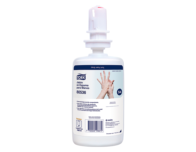 Jabon de Manos Espuma Repuesto Neutro 1000 ml Tork
