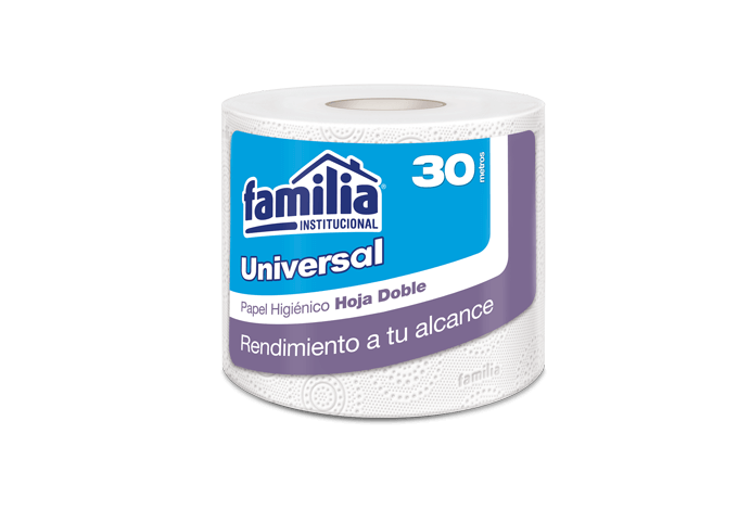 Papel Higienico Convencional Blanco Hoja Doble Rollo 30 m Tork