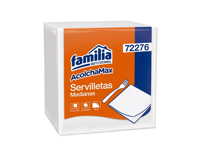 Servilleta Blanca Acolchamax Paq x 100 servilletas Tork
